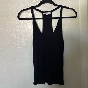 Joah Brown black racer back tank
